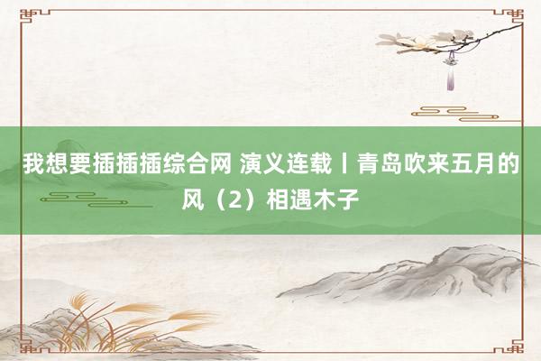 我想要插插插综合网 演义连载丨青岛吹来五月的风(2)相遇木子
